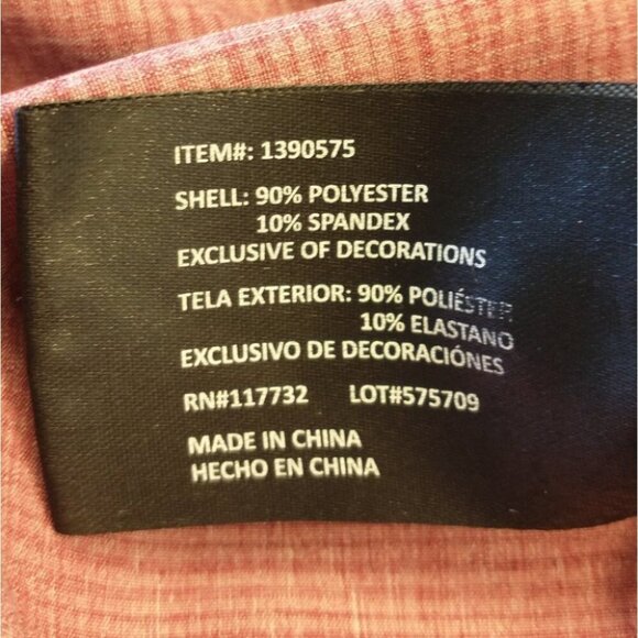 Men's Gerry Red Heathered Short Sleeve Button Down Quick Dry Shirt - Picture 6 of 10